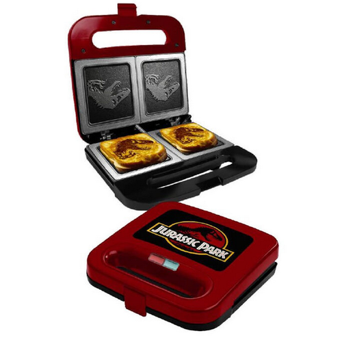 Uncanny Brands Jurassic Park Panini Sandwich Maker Uncanny Brands Jurassic Park Panini Sandwich Maker