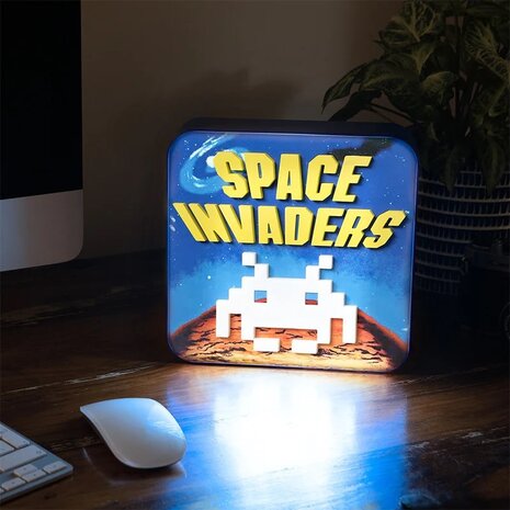 Numskull Designs Official Space Invaders 3D Desk Lamp / Wall Light Numskull Designs Official Space Invaders 3D Desk Lamp / Wall Light
