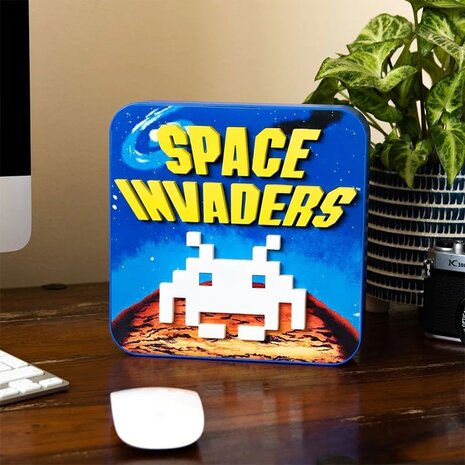Numskull Designs Official Space Invaders 3D Desk Lamp / Wall Light Numskull Designs Official Space Invaders 3D Desk Lamp / Wall Light
