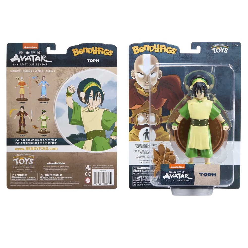 The Noble Collection Avatar the Last Airbender: Toph - Bendyfigs
