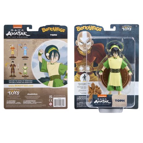 The Noble Collection Toph - Bendyfigs - Avatar the Last Airbender The Noble Collection Toph - Bendyfigs - Avatar the Last Airbender