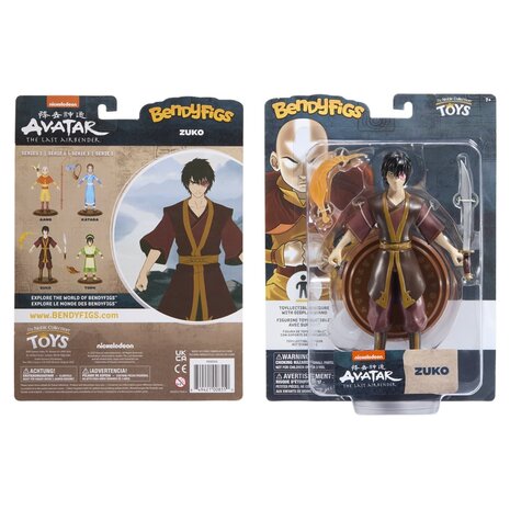 The Noble Collection Avatar the Last Airbender: Zuko - Bendyfigs The Noble Collection Avatar the Last Airbender: Zuko - Bendyfigs