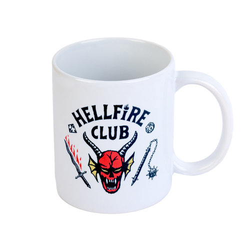 strangerthings Stranger Things: Hellfire Club White - Mug strangerthings Stranger Things: Hellfire Club White - Mug