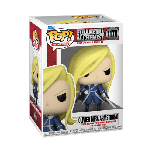 FUNKO Pop! Anime: Fullmetal Alchemist - Brotherhood - Olivia Mira Armstrong (with Sword) FUNKO Pop! Anime: Fullmetal Alchemist - Brotherhood - Olivia Mira Armstrong (with Sword)