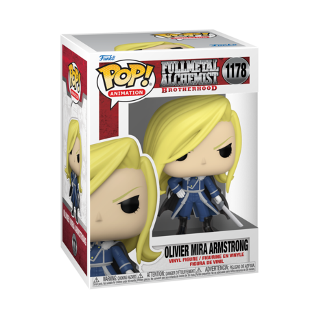 Funko Pop! Animation: Fullmetal Alchemist: Brotherhood - Olivia Mira Armstrong (with Sword) Funko Pop! Animation: Fullmetal Alchemist: Brotherhood - Olivia Mira Armstrong (with Sword)