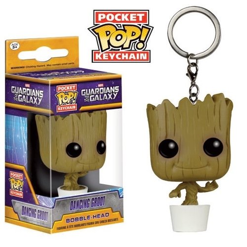 FUNKO Pocket Pop! Keychain: Marvel - Guardians of the Galaxy - Dancing Groot FUNKO Pocket Pop! Keychain: Marvel - Guardians of the Galaxy - Dancing Groot
