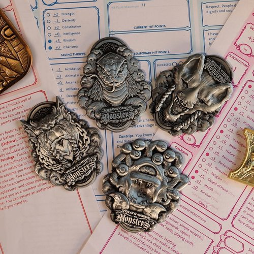 Fanattik Dungeons and Dragons: Volo's Guide to Monsters Medallion Set Fanattik Dungeons and Dragons: Volo's Guide to Monsters Medallion Set