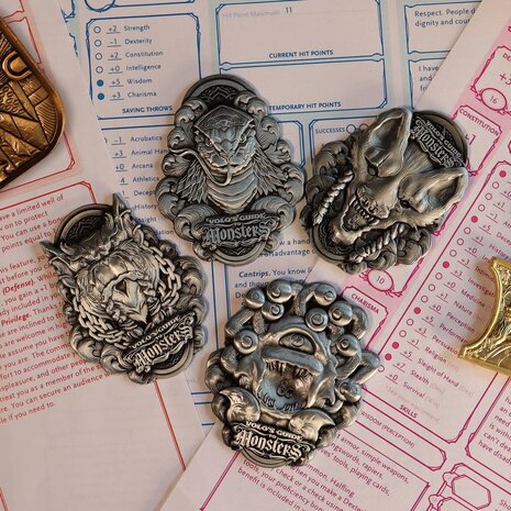 Donjons et Dragons : Volo's Guide to Monsters Medallion Set Donjons et Dragons : Volo's Guide to Monsters Medallion Set