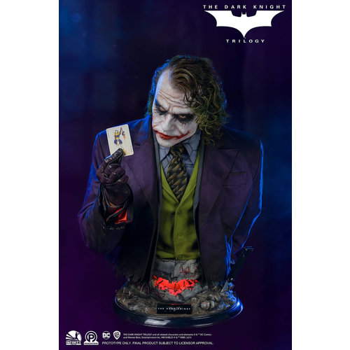 infinity studio DC Comics: The Dark Knight - The Joker 1:1 Scale Bust infinity studio DC Comics: The Dark Knight - The Joker 1:1 Scale Bust