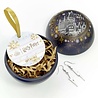 The Carat Shop Harry Potter: Yule Ball Blue Bauble with Lightning Bolt Drop Earrings The Carat Shop Harry Potter: Yule Ball Blue Bauble with Lightning Bolt Drop Earrings