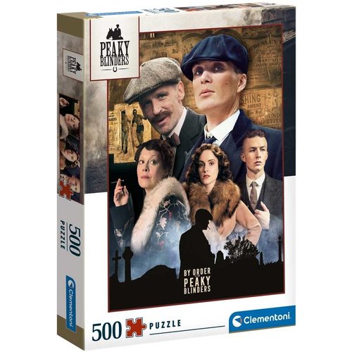 Clementoni Peaky Blinders: Puzzel van 500 stukken Clementoni Peaky Blinders: Puzzel van 500 stukken