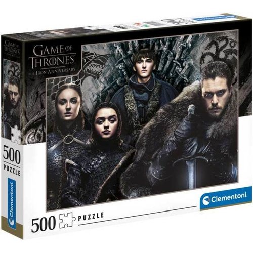 Clementoni Game of Thrones: Puzzel van 500 stukken Clementoni Game of Thrones: Puzzel van 500 stukken