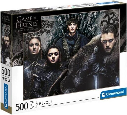 Clementoni Game of Thrones: Puzzel van 500 stukken Clementoni Game of Thrones: Puzzel van 500 stukken