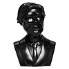 Kidrobot Andy Warhol 12" Bust Vinyl Art Sculpture - Black Edition Kidrobot Andy Warhol 12" Bust Vinyl Art Sculpture - Black Edition