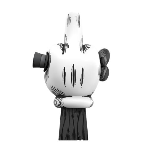 Mighty Jaxx No Companion: Trust No One Classic Edition Designer Statue Mighty Jaxx No Companion: Trust No One Classic Edition Designer Statue