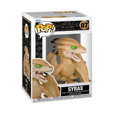 Funko Pop! TV: Game of Thrones House of the Dragon - Syrax Funko Pop! TV: Game of Thrones House of the Dragon - Syrax