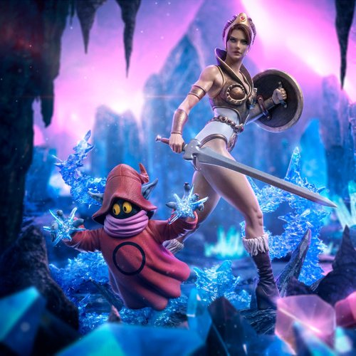 Iron Studios Masters of the Universe: Teela and Orko Deluxe 1:10 Scale Statue Iron Studios Masters of the Universe: Teela and Orko Deluxe 1:10 Scale Statue