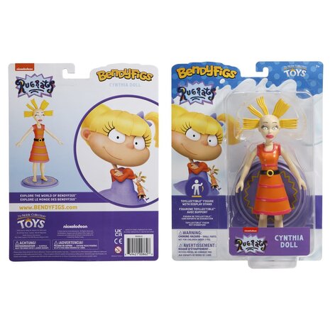 The Noble Collection Rugrats: Cynthia Doll Bendyfig The Noble Collection Rugrats: Cynthia Doll Bendyfig