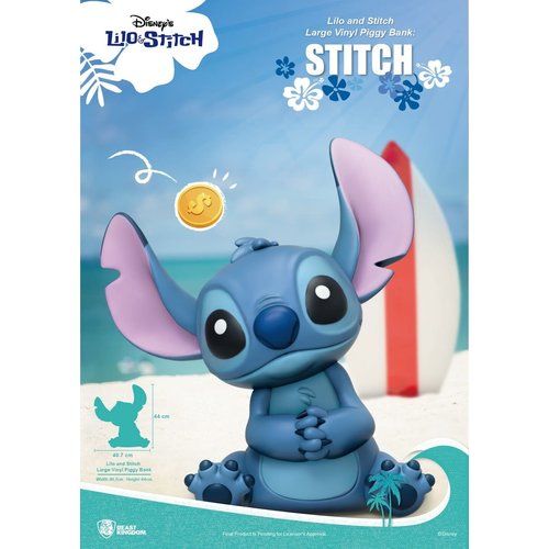 Beast Kingdom Disney: Lilo and Stitch - Stitch Large Vinyl Piggy Bank Beast Kingdom Disney: Lilo and Stitch - Stitch Large Vinyl Piggy Bank