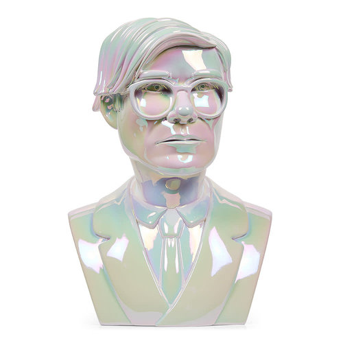 Kidrobot Andy Warhol: Andy Warhol Iridescent Edition 12 inch Bust Kidrobot Andy Warhol: Andy Warhol Iridescent Edition 12 inch Bust