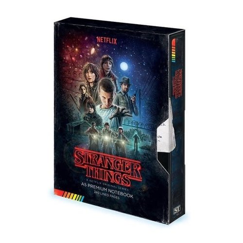 Hole In The Wall Stranger Things - VHS Premium A5 Notebook Hole In The Wall Stranger Things - VHS Premium A5 Notebook