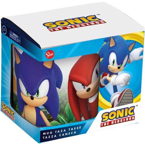 stor Sonic the Hedgehog: Ceramic Mug - 325ml stor Sonic the Hedgehog: Ceramic Mug - 325ml