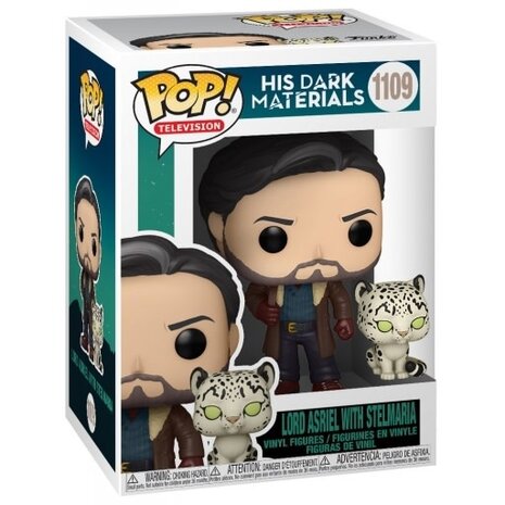 Funko Pop! and Buddy: His Dark Materials - Asriel with Stelmaria Funko Pop! and Buddy: His Dark Materials - Asriel with Stelmaria