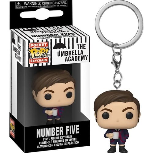 FUNKO Pocket Pop! Keychain: The Umbrella Academy - Number Five FUNKO Pocket Pop! Keychain: The Umbrella Academy - Number Five