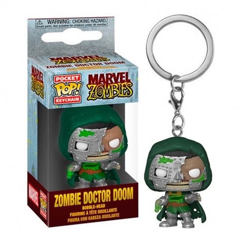FUNKO Pocket Pop! Keychain: Marvel Zombies - Dr. Doom FUNKO Pocket Pop! Keychain: Marvel Zombies - Dr. Doom