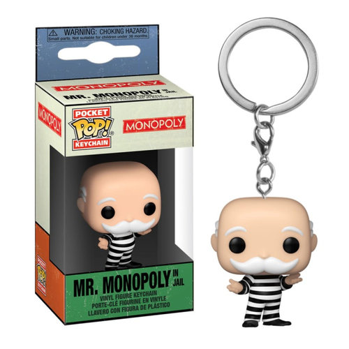 FUNKO Pop! Keychain: Monopoly Criminal Uncle Pennybags FUNKO Pop! Keychain: Monopoly Criminal Uncle Pennybags