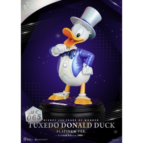 Beast Kingdom Disney: 100th Anniversary - Master Craft Tuxedo Donald Duck Platinum Version Statue Beast Kingdom Disney: 100th Anniversary - Master Craft Tuxedo Donald Duck Platinum Version Statue