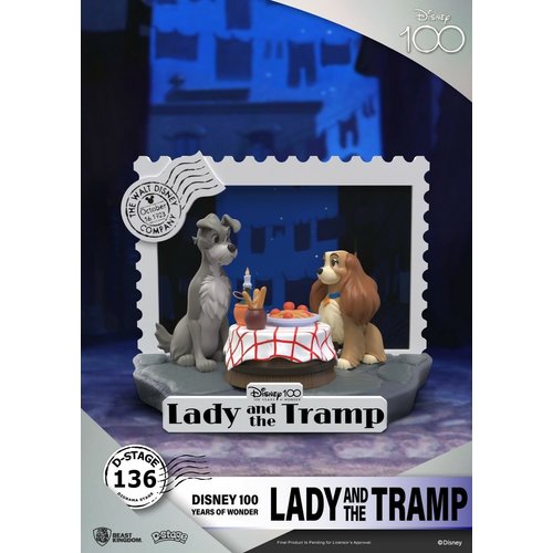 Beast Kingdom Disney: 100th Anniversary - Lady and the Tramp PVC Diorama Statue Beast Kingdom Disney: 100th Anniversary - Lady and the Tramp PVC Diorama Statue