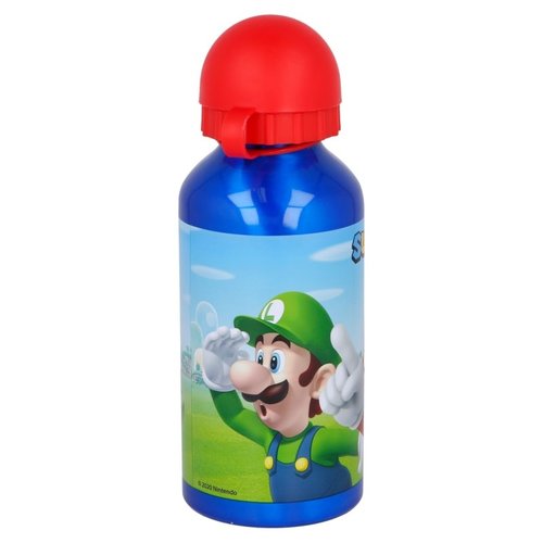 supermario Super Mario: Drinkfles aluminium supermario Super Mario: Drinkfles aluminium