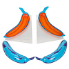 Kidrobot Andy Warhol: Blue Banana Bookends Kidrobot Andy Warhol: Blue Banana Bookends