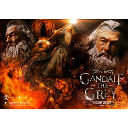 Prime 1 Studio Lord of the Rings: The Fellowship of the Ring - Gandalf the Grey Ultimate Version 1:4 Scale Statue Prime 1 Studio Lord of the Rings: The Fellowship of the Ring - Gandalf the Grey Ultimate Version 1:4 Scale Statue