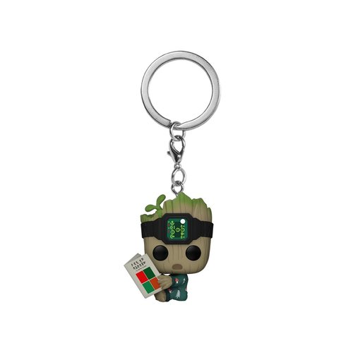 FUNKO Pocket Pop! Keychain: Marvel I Am Groot - Groot PJs with Book FUNKO Pocket Pop! Keychain: Marvel I Am Groot - Groot PJs with Book