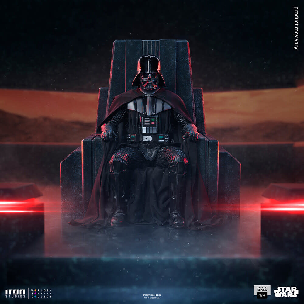 Iron Studios Star Wars: Obi-Wan Kenobi - Darth Vader on Throne Legacy Replica 1:4 Scale Statue Iron Studios Star Wars: Obi-Wan Kenobi - Darth Vader on Throne Legacy Replica 1:4 Scale Statue