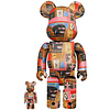 Medicom Toy Andy Warhol: Bearbrick - Andy Warhol x Jean-Michel Basquiat #2 100% und 400% Figur Medicom Toy Andy Warhol: Bearbrick - Andy Warhol x Jean-Michel Basquiat #2 100% und 400% Figur