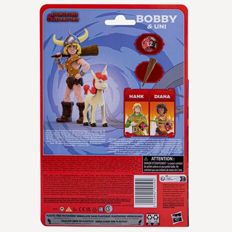 Hasbro Dungeons & Dragons: Cartoon Classics - Bobby & Uni Hasbro Dungeons & Dragons: Cartoon Classics - Bobby & Uni