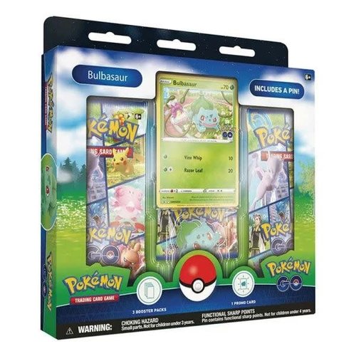 The Pokemon Company Pokémon TCG GO Pin Box: Bulbasaur The Pokemon Company Pokémon TCG GO Pin Box: Bulbasaur