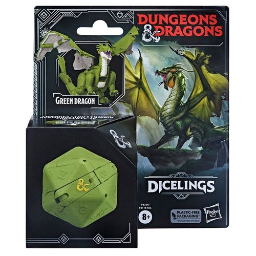HASBRO Dungeons & Dragons: D&D Dicelings - Green Dragon HASBRO Dungeons & Dragons: D&D Dicelings - Green Dragon