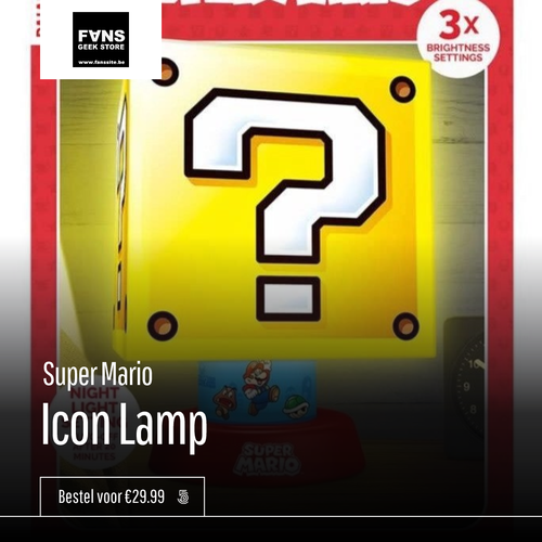 Paladone Super Mario: Icon Lamp Paladone Super Mario: Icon Lamp