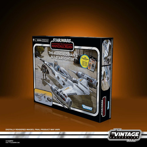 Star Wars: The Mandalorian Vintage Collection Vehicle & Action Figure N-1 Starfighter Star Wars: The Mandalorian Vintage Collection Vehicle & Action Figure N-1 Starfighter