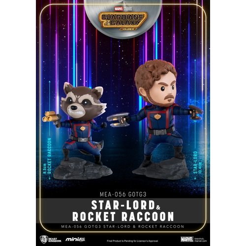Beast Kingdom Marvel: Guardians of the Galaxy 3 - Star-Lord and Rocket Raccoon 3 inch Figure Beast Kingdom Marvel: Guardians of the Galaxy 3 - Star-Lord and Rocket Raccoon 3 inch Figure