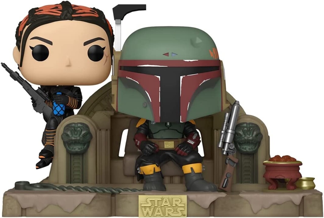Funko The Mandalorian POP Moment! Vinyl Figures 2-Pack Boba Fett & Fennec Shand Funko The Mandalorian POP Moment! Vinyl Figures 2-Pack Boba Fett & Fennec Shand
