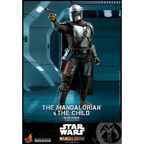 Hot toys Star Wars: Deluxe The Mandalorian and The Child 1:6 Scale Figure Set Hot toys Star Wars: Deluxe The Mandalorian and The Child 1:6 Scale Figure Set