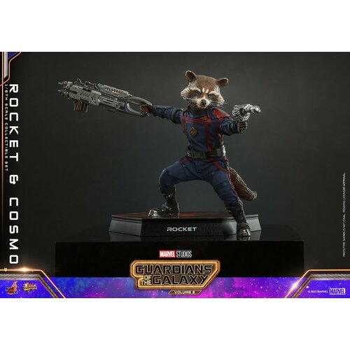 Hot toys Marvel: Guardians of the Galaxy Vol. 3 - Rocket and Cosmo 1:6 Scale Figure Set Hot toys Marvel: Guardians of the Galaxy Vol. 3 - Rocket and Cosmo 1:6 Scale Figure Set