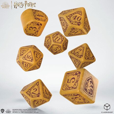 Q Workshop Harry Potter Dice Set Gryffindor Modern Dice Set - Gold (7) Q Workshop Harry Potter Dice Set Gryffindor Modern Dice Set - Gold (7)