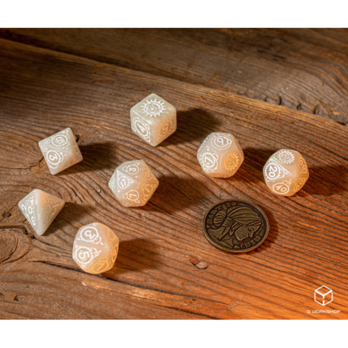 Q Workshop The Witcher Dice Set Ciri - The Lady of Space and Time (7 & unique coin) Q Workshop The Witcher Dice Set Ciri - The Lady of Space and Time (7 & unique coin)
