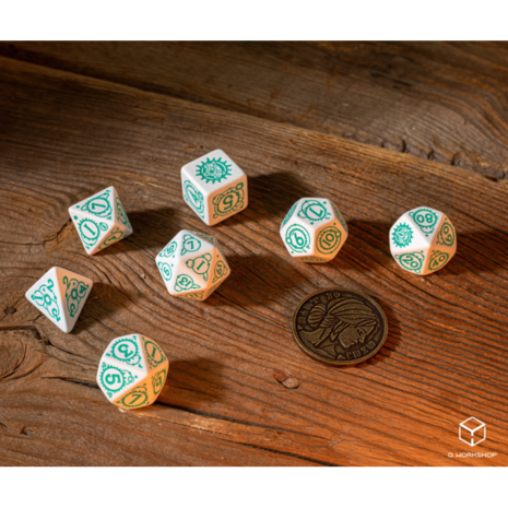 Q Workshop The Witcher Dice Set Ciri - The Law of Surprise (7 & unique coin) Q Workshop The Witcher Dice Set Ciri - The Law of Surprise (7 & unique coin)